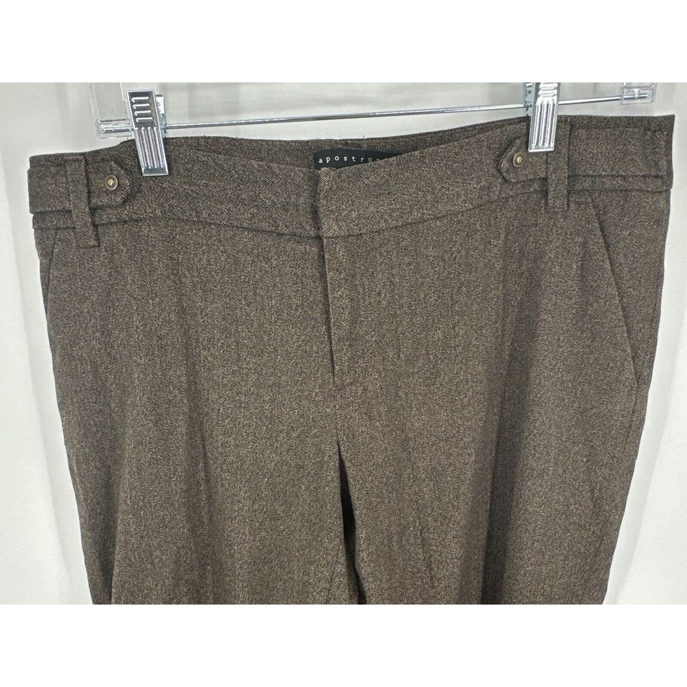 Apostrophe Fiona Women's Brown Slacks Size 10 - Picture 2 of 9